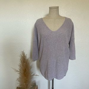 Express v-cut knit sweater top